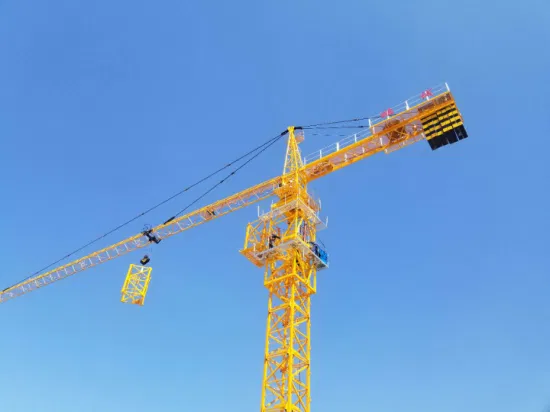 Fabricante chinês de guindaste de torre Suntec guindaste de torre de construção com comprimento de lança de 60 metros 8 toneladas Qtz80